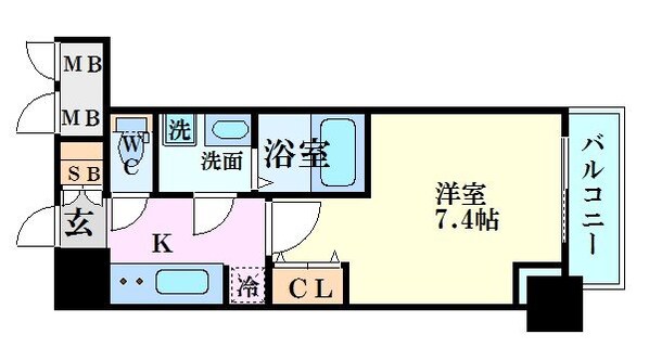 サムティ福島ＰＯＲＴＡの物件間取画像